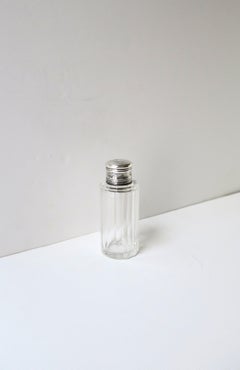 Tiffany & Co. Sterling & Crystal Vanity Perfume Bottle, Circa Early-20th Century