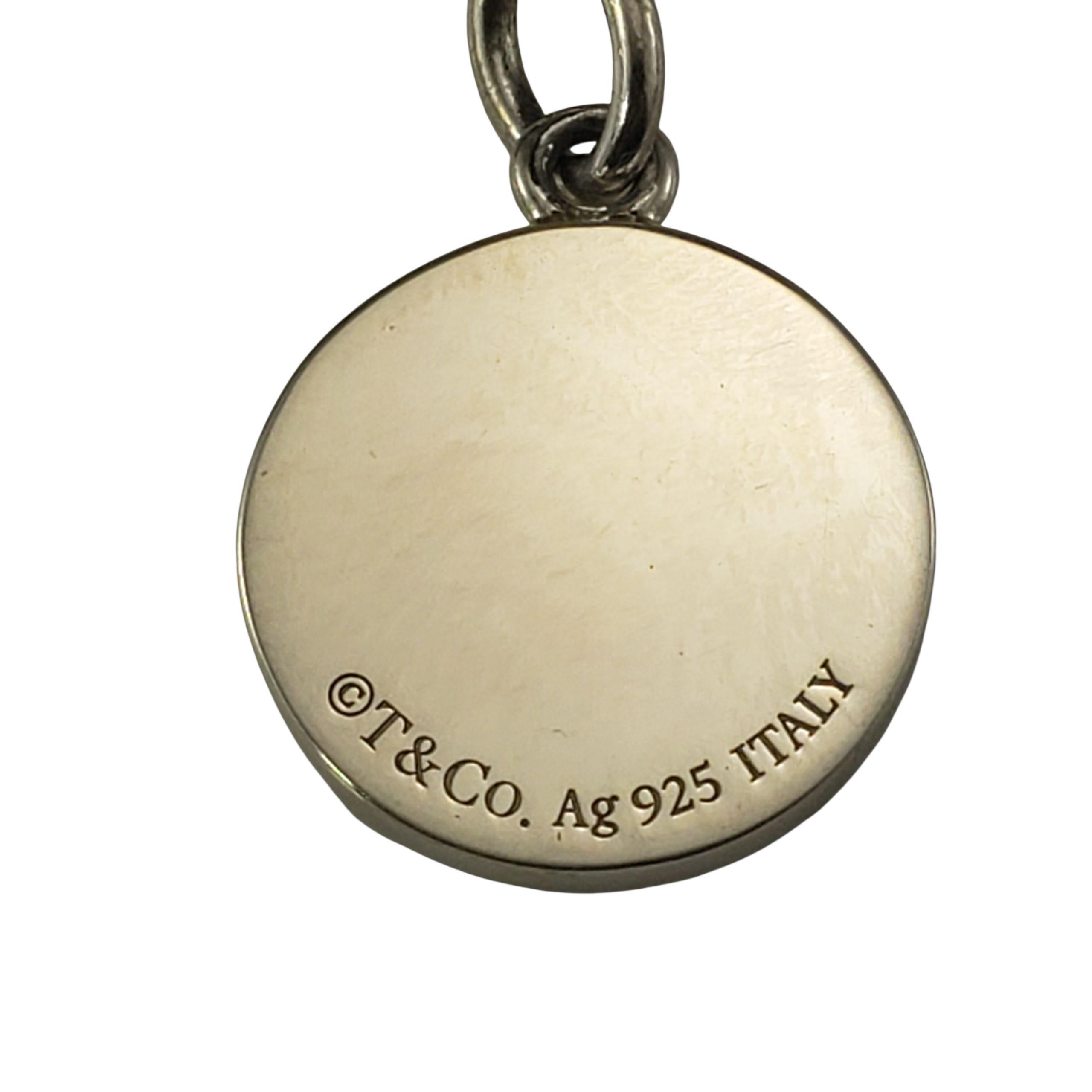 Donna Tiffany & Co. Collana con ciondolo in smalto Sterling Silhouette con scatola #23254 in vendita
