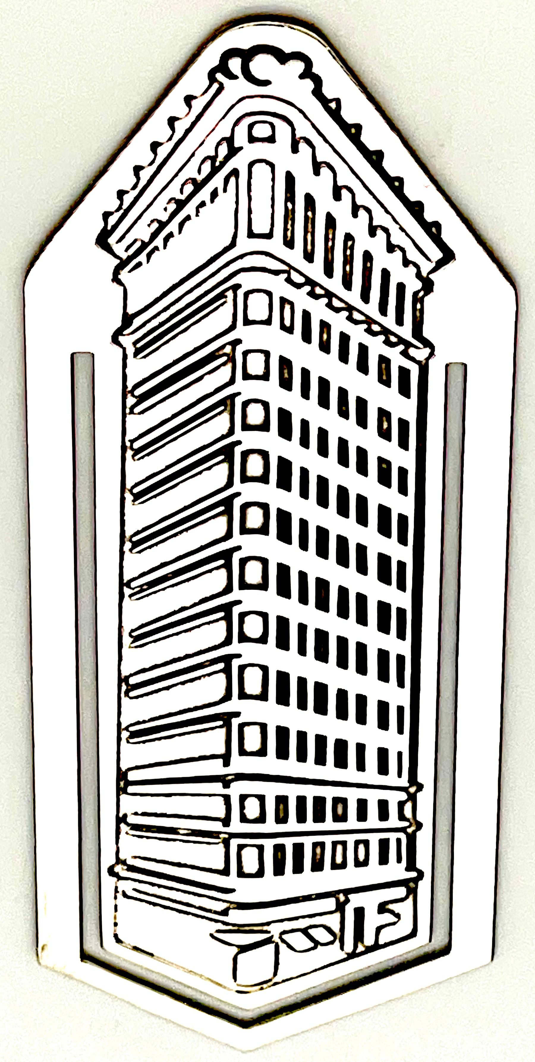 Tiffany & Co.  Sterling Flatiron Building NY NY, Bookmark 
USA, Circa 1980
Estampillé Tiffany & Co. .925

Célébrez la merveille architecturale de l'emblématique Flatiron Building de New York avec cet exquis marque-page en sterling de Tiffany & Co.