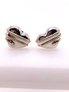 Tiffany & Co. Sterling and Gold Earrings