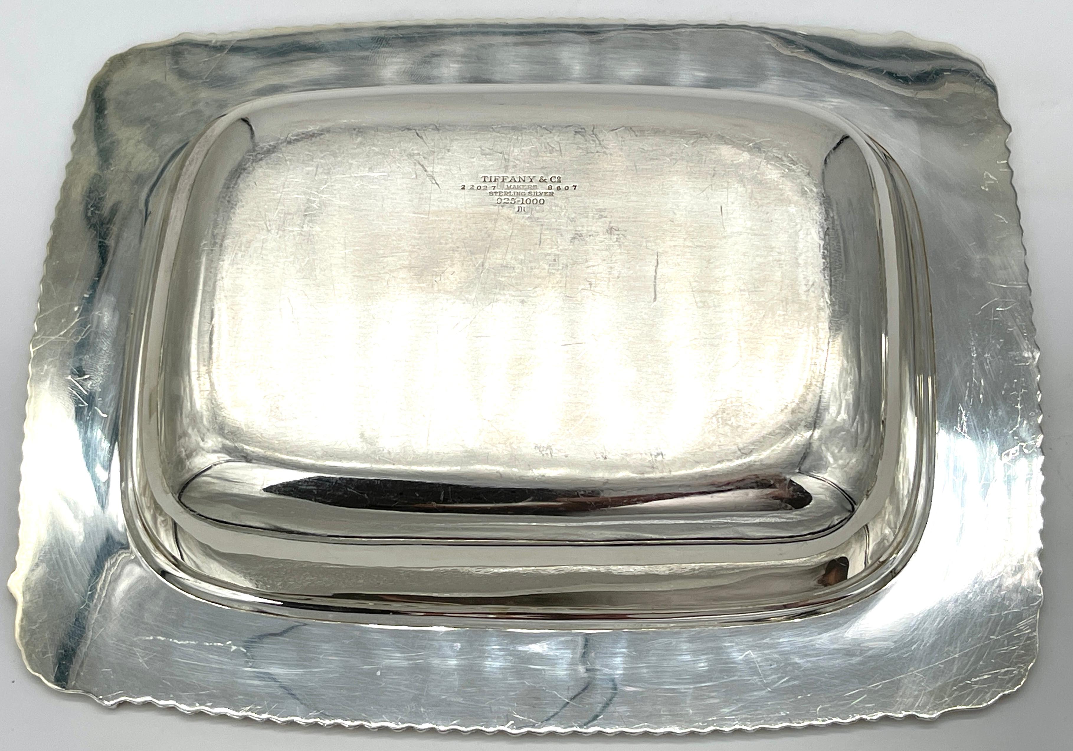 20th Century Tiffany Co. Sterling Neoclassical Interchangeable Covered Vegetable Dish/ Tureen For Sale