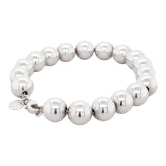 Tiffany & Co. Sterling Silber 10 mm Perlenarmband