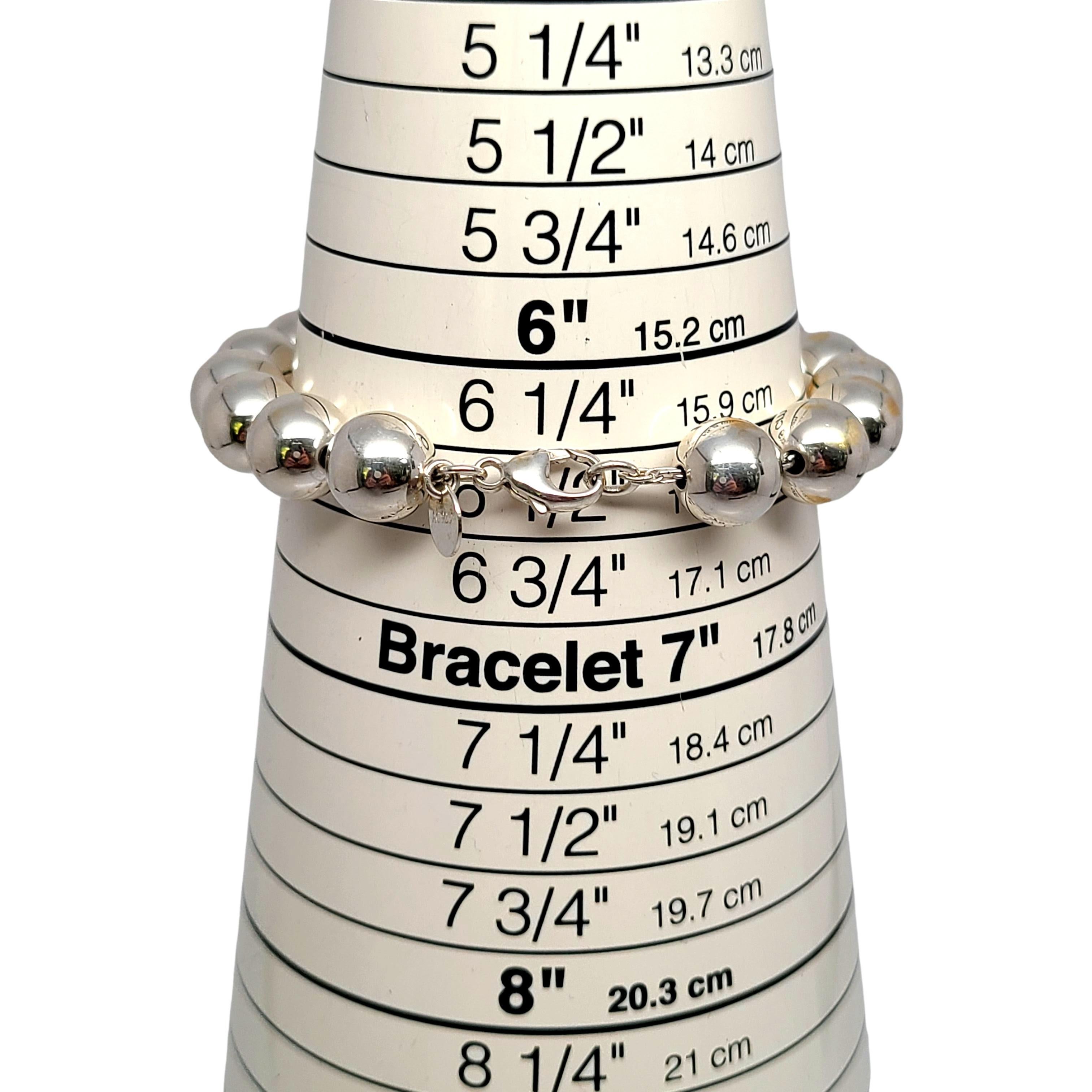 Women's Tiffany & Co. Sterling Silver Ball Bracelet 'B'