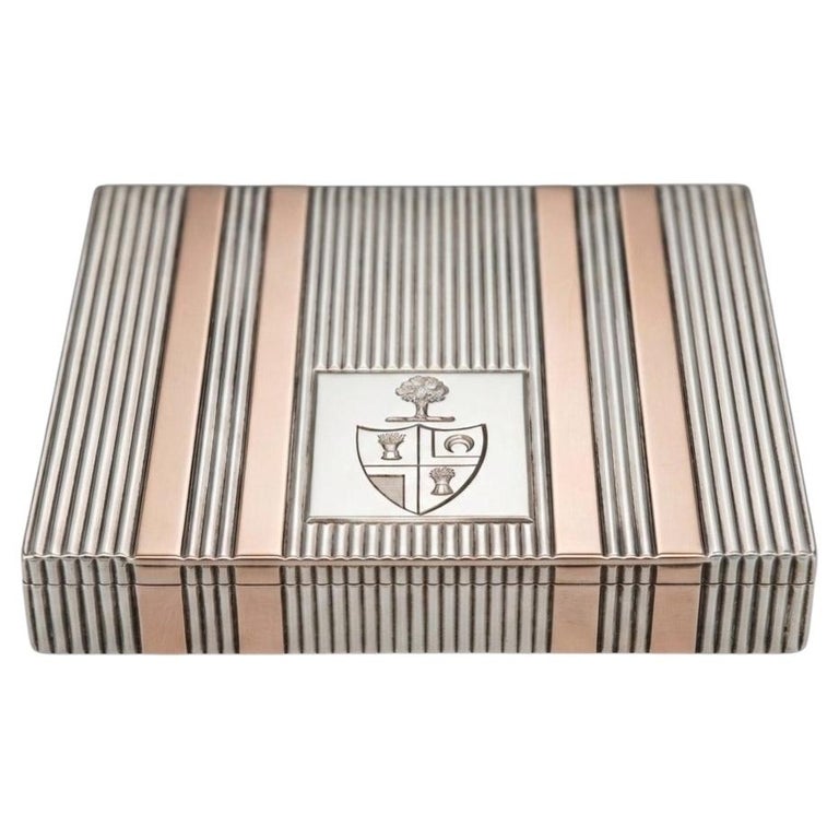 tiffany & co cigarette case Co. Gold with Original Box sold at auction on 23rd April of New York Tiffany & Co. Sterling Silver