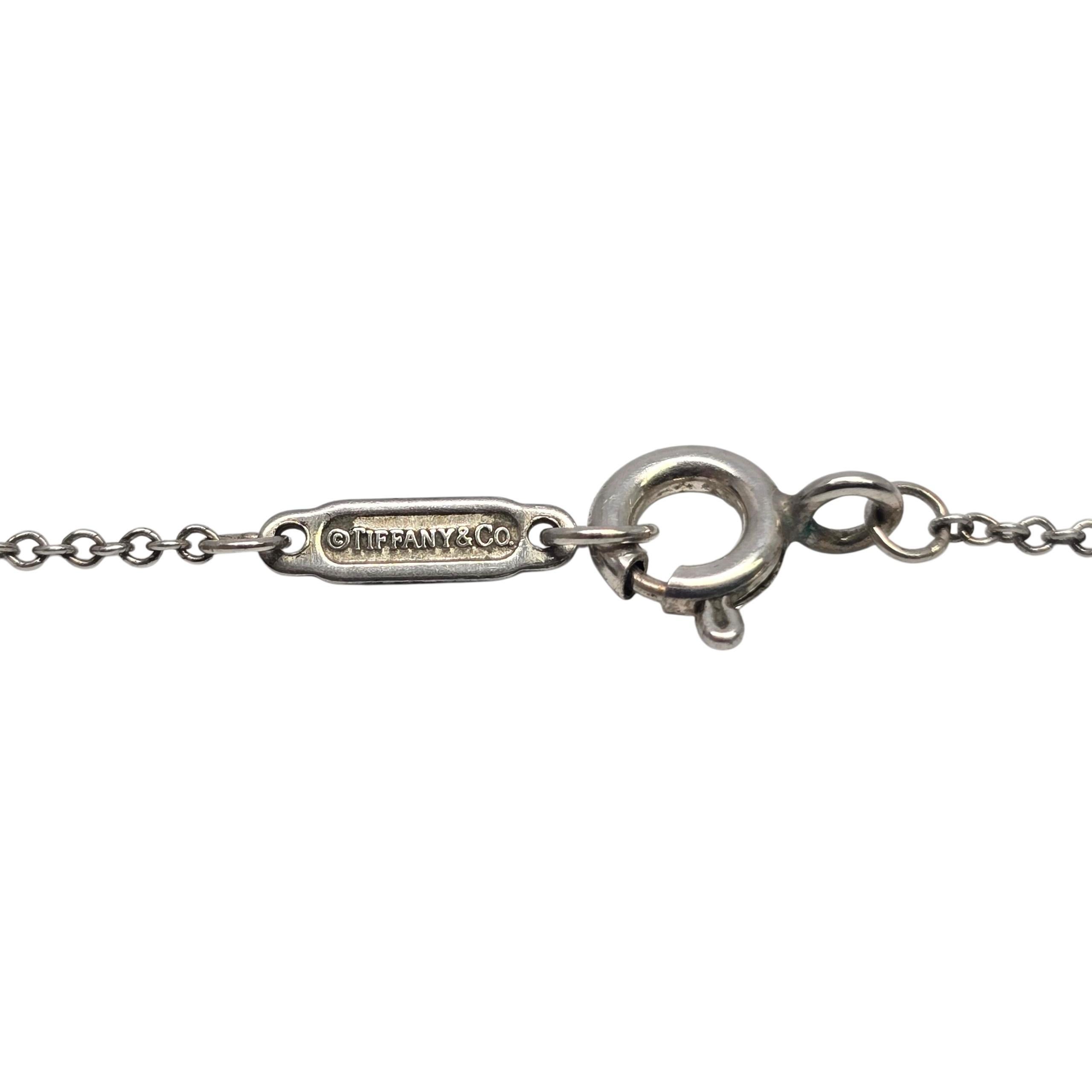 Tiffany & Co. Collana a catena in argento sterling da 16 pollici #22458 in vendita 1