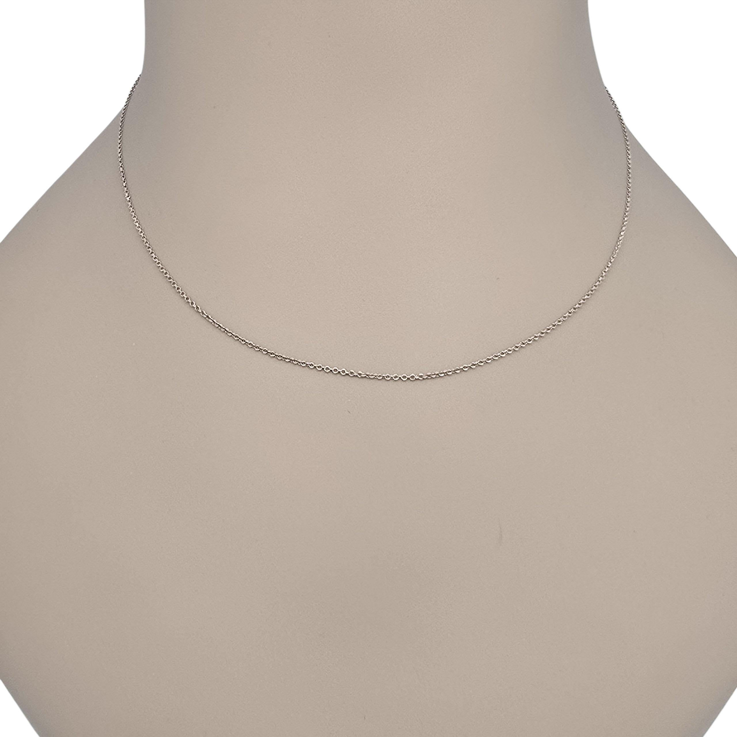 Tiffany & Co. Collana a catena in argento sterling da 16 pollici #22458 in vendita 3