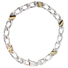tiffany heart bracelet Tiffany
Co. Sterling Silver 18 Karat 18 Carat Gold Link Bracelet