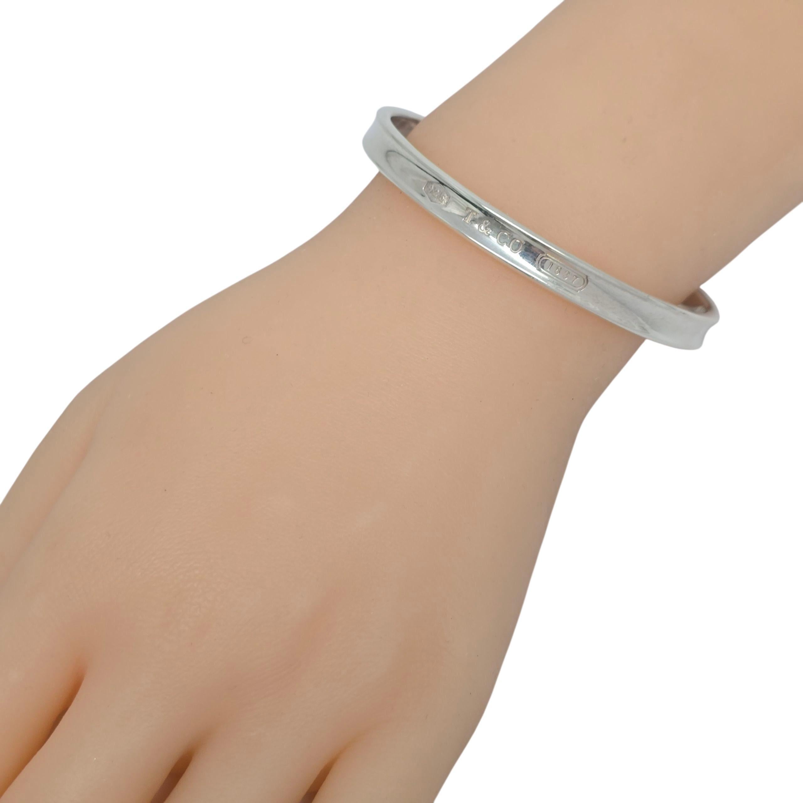 Tiffany & Co Plata de ley 1837 Brazalete #22546 en venta 5