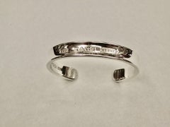 Tiffany & Co Sterling Silver "1837" Bangle, Dated 1997, New York