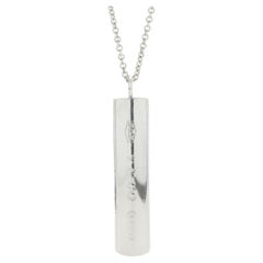 Tiffany & Co. Sterling Silver 1837 Bar Necklace