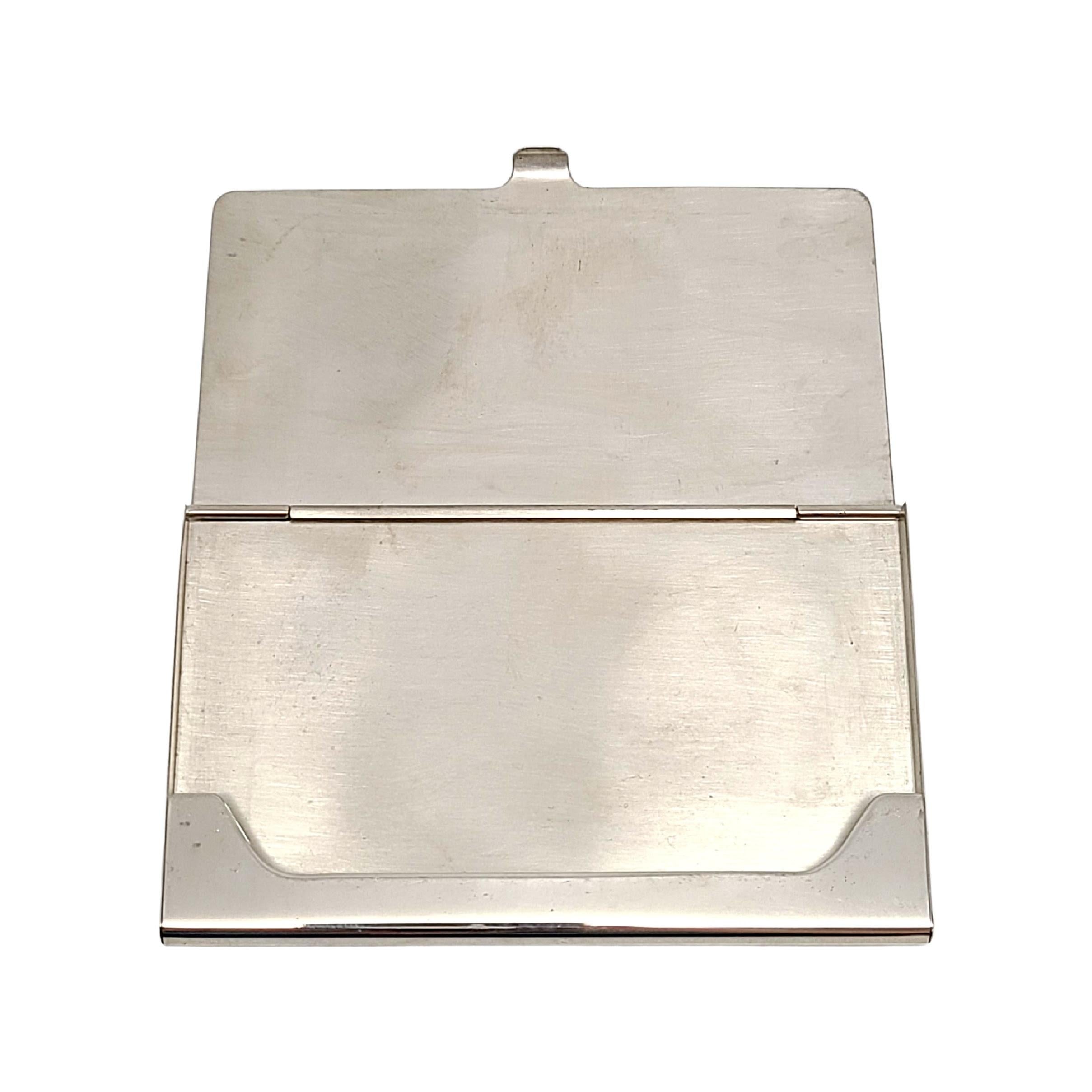 tiffany sterling silver business card holder