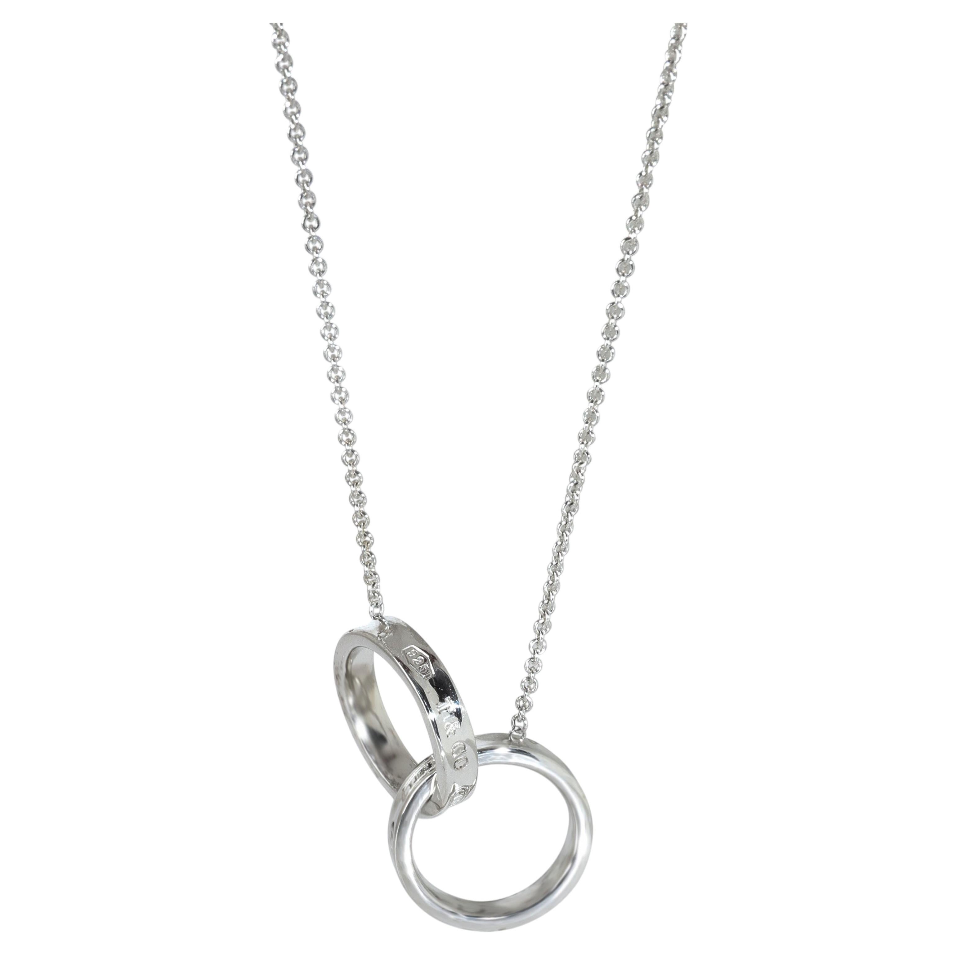 Tiffany & Co. Sterling Silver 1837 Circle Necklace