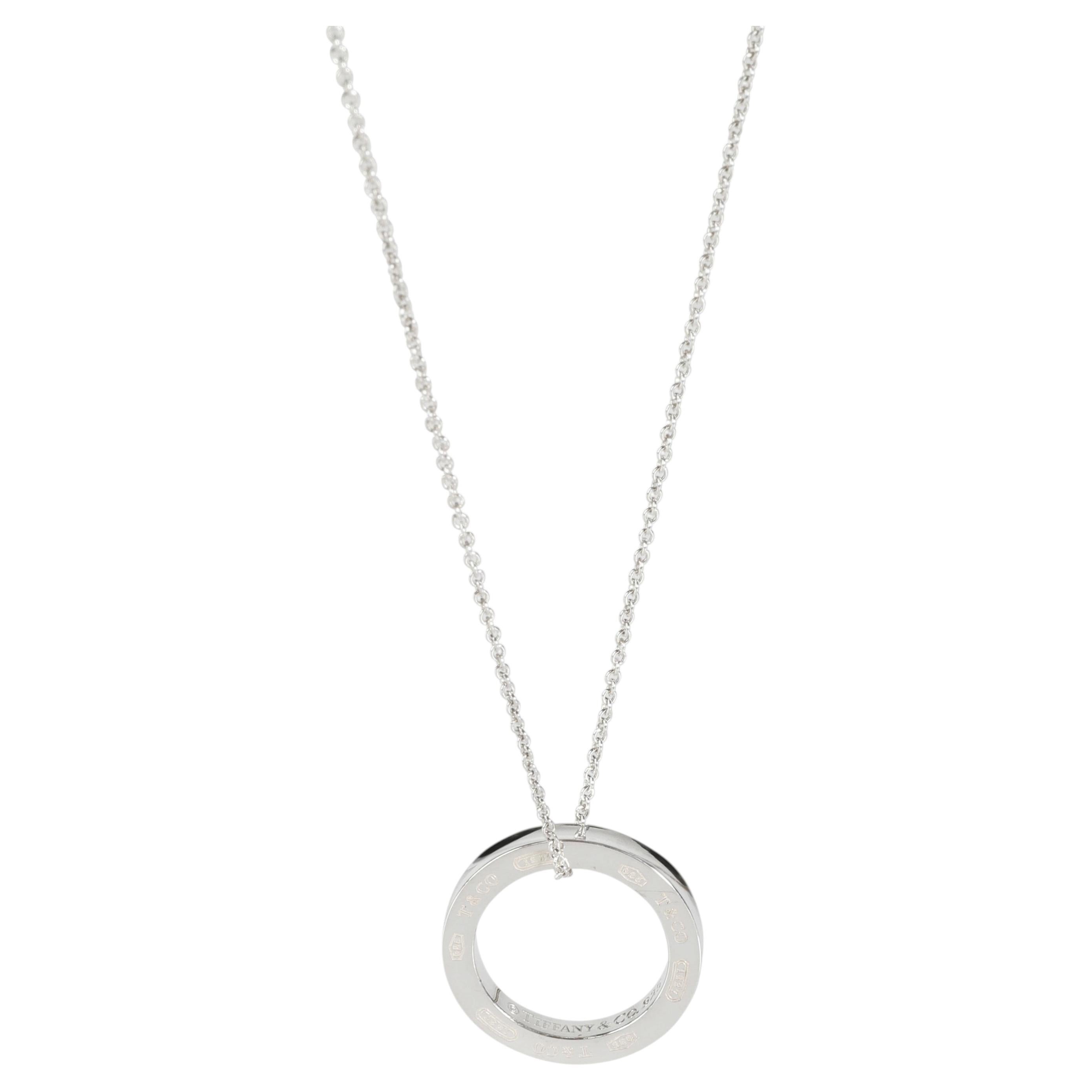 Tiffany & Co. Sterling Silver 1837 Circle Pendant
