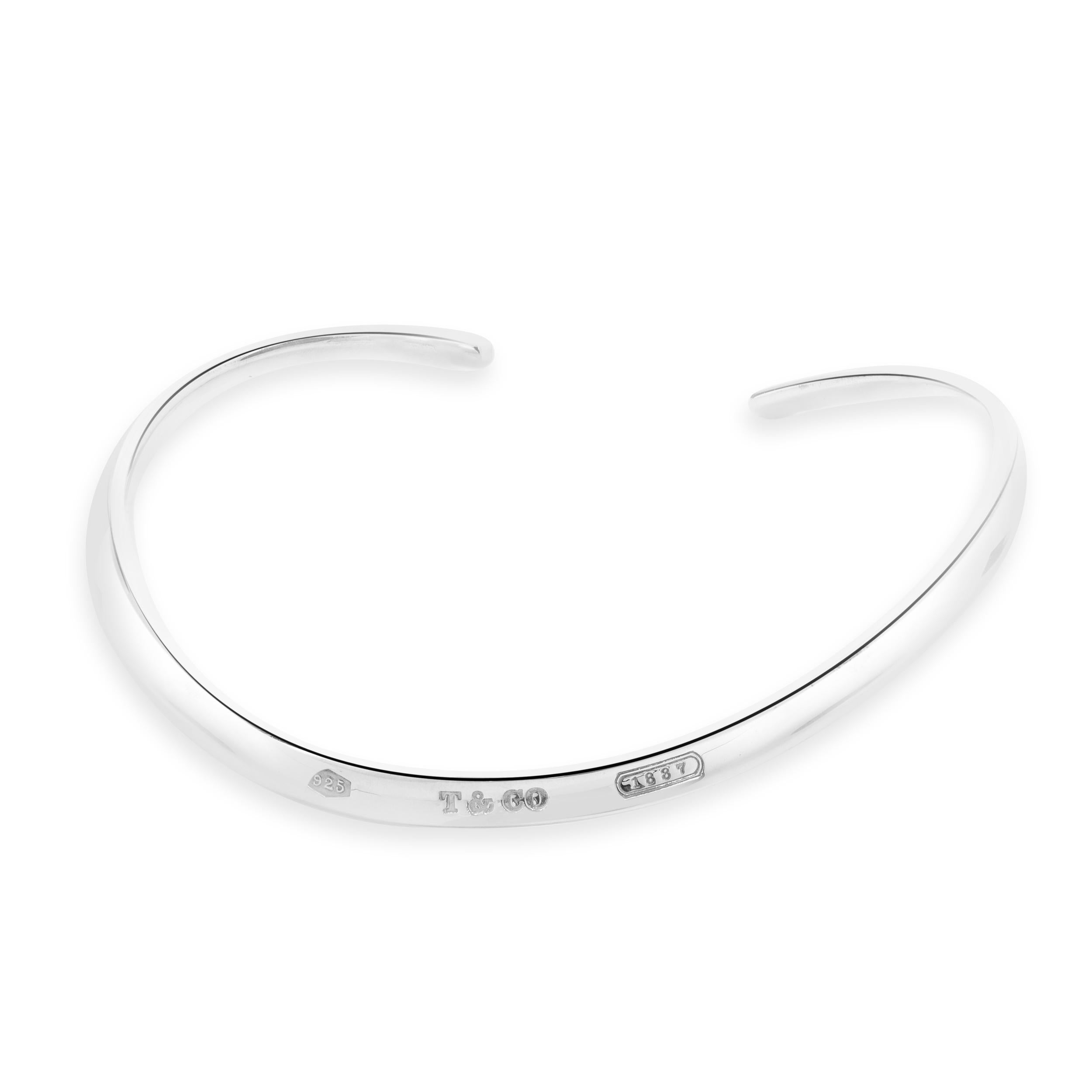 Tiffany & Co. Sterlingsilber 1837 Halskette mit Kragen im Zustand „Hervorragend“ in Scottsdale, AZ