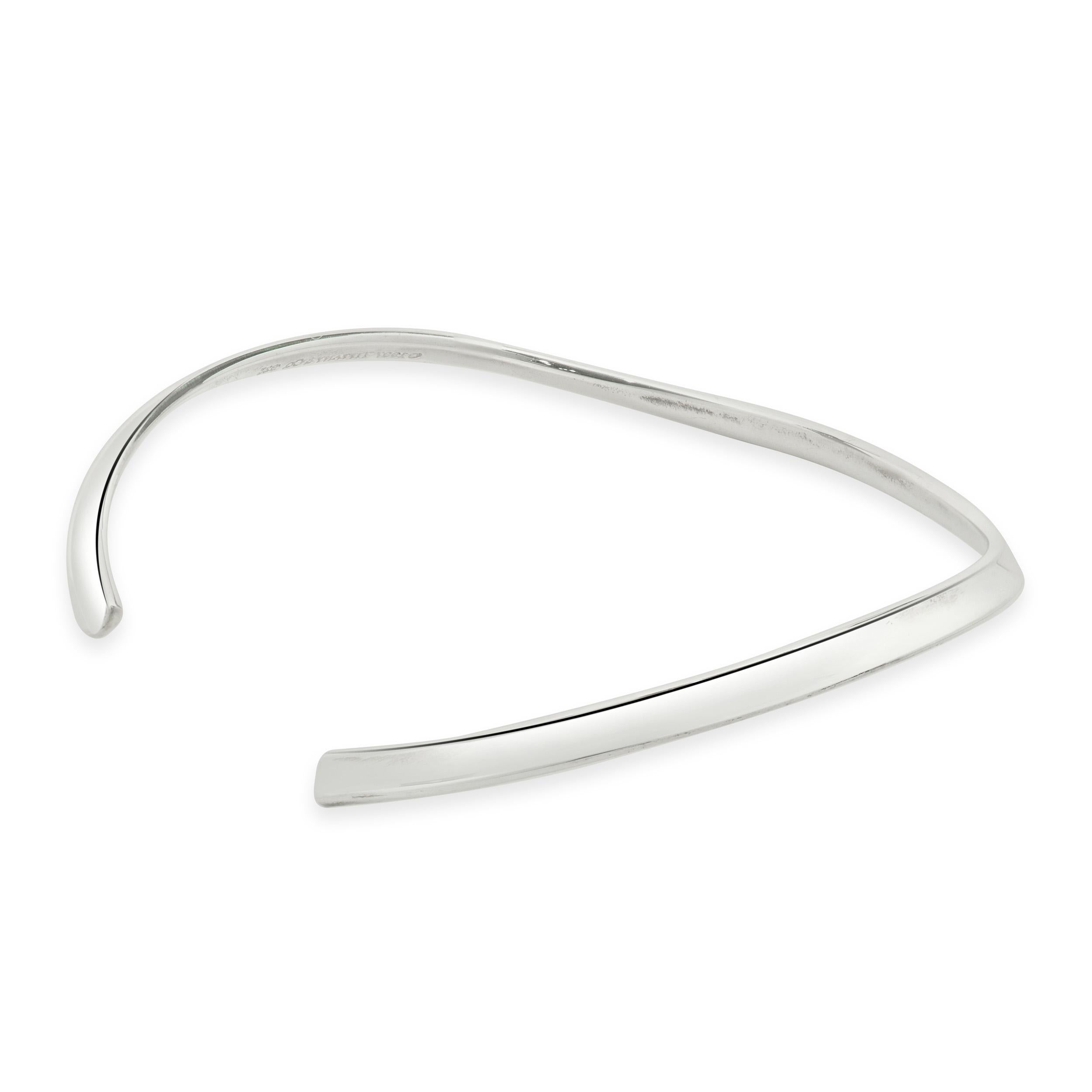 Tiffany & Co. Sterlingsilber 1837 Halskette mit Kragen Damen