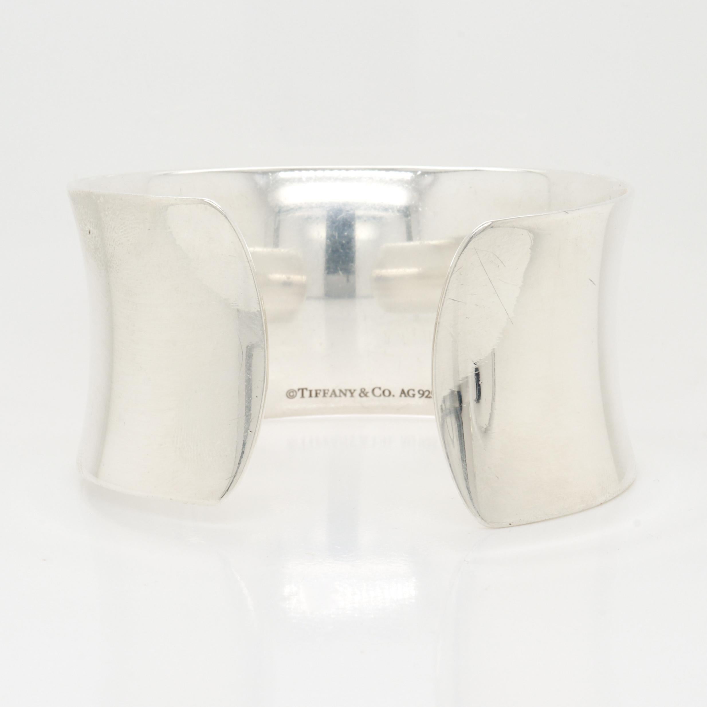 Tiffany & Co. Sterling Silver 1837 Cuff Bracelet For Sale 5