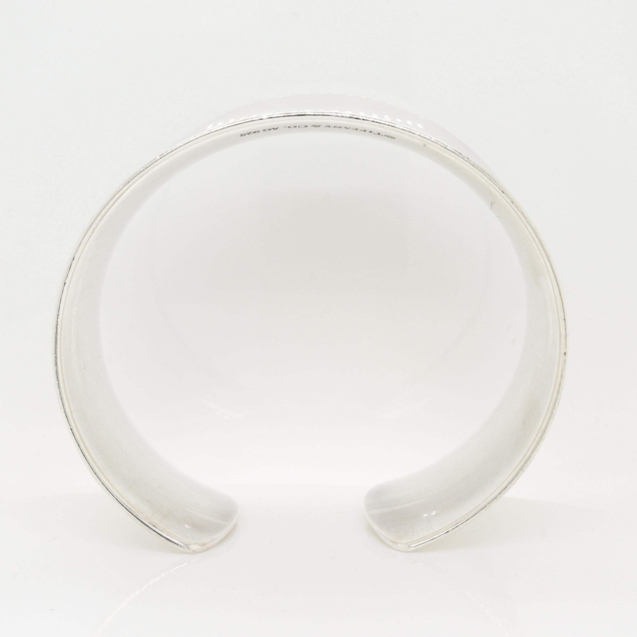 Tiffany & Co. Sterling Silver 1837 Cuff Bracelet For Sale 10