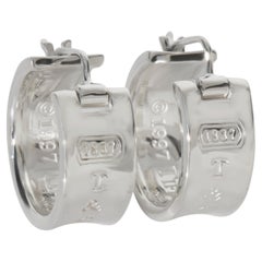 Tiffany & Co. Sterling Silver 1837 Hoop Earrings