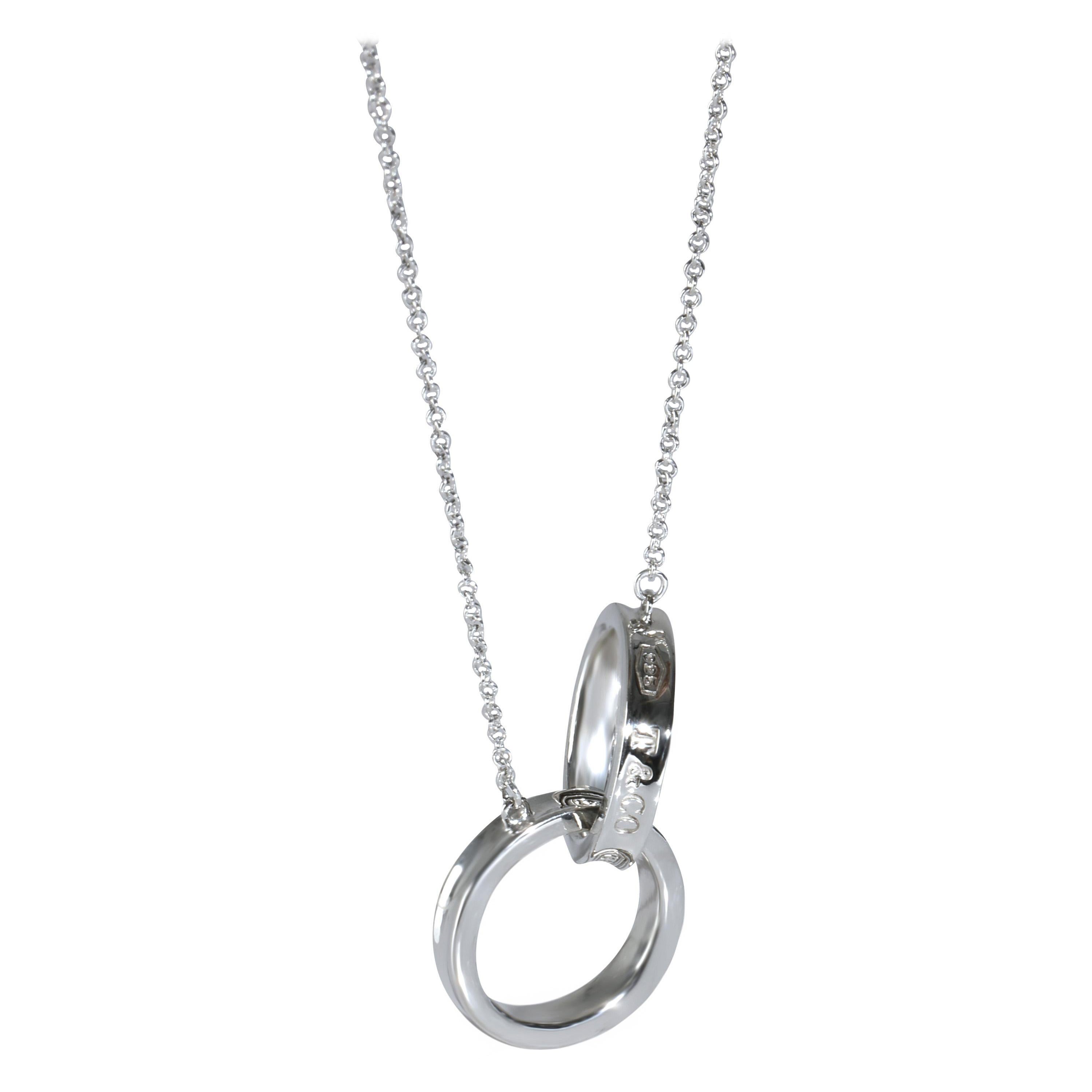 Tiffany & Co. Sterling Silver 1837 Interlocking Circle Pendant