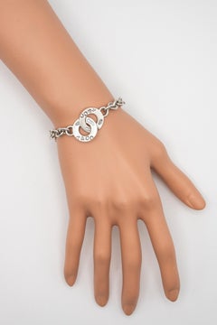Tiffany & Co. Sterling Silver 1837 Interlocking Circle Toggle Bracelet