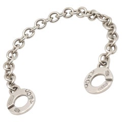 Tiffany & Co. Sterling Silver 1837 Interlocking Circle Toggle Bracelet