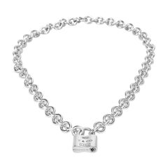 Tiffany & Co. Argento Collana 1837 Lock