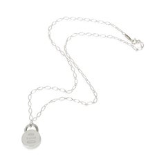 Tiffany & Co. Sterling Silver 1837 Lock Pendant
