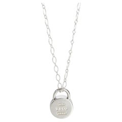 Tiffany & Co. Sterling Silver 1837 Lock Pendant