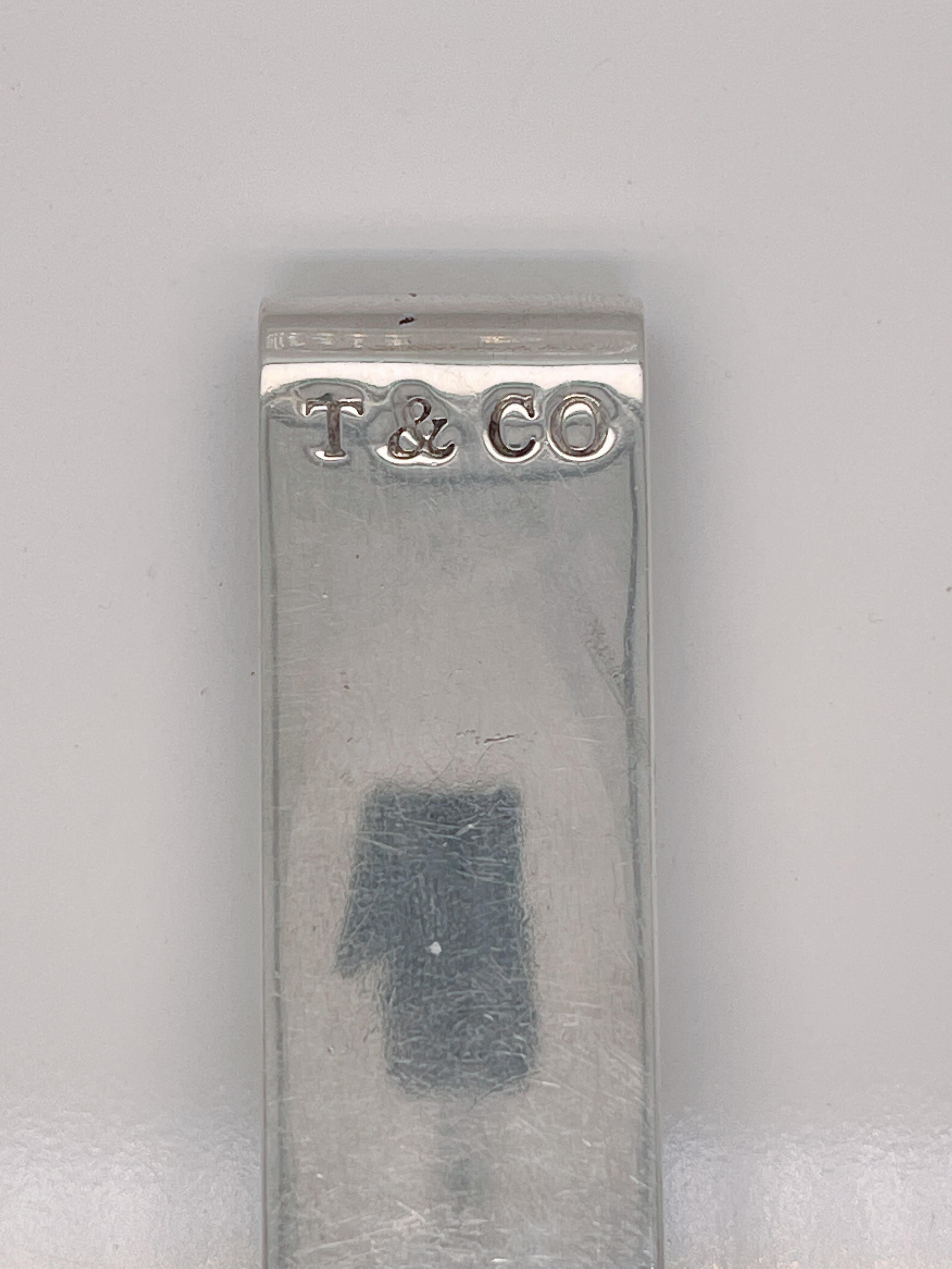 antique silver money clip