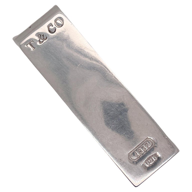 Tiffany and Co. Sterling Silver 1837 Maker's Money Clip at 1stDibs |  antique silver money clip, tiffany and co money clip, tiffany money clip