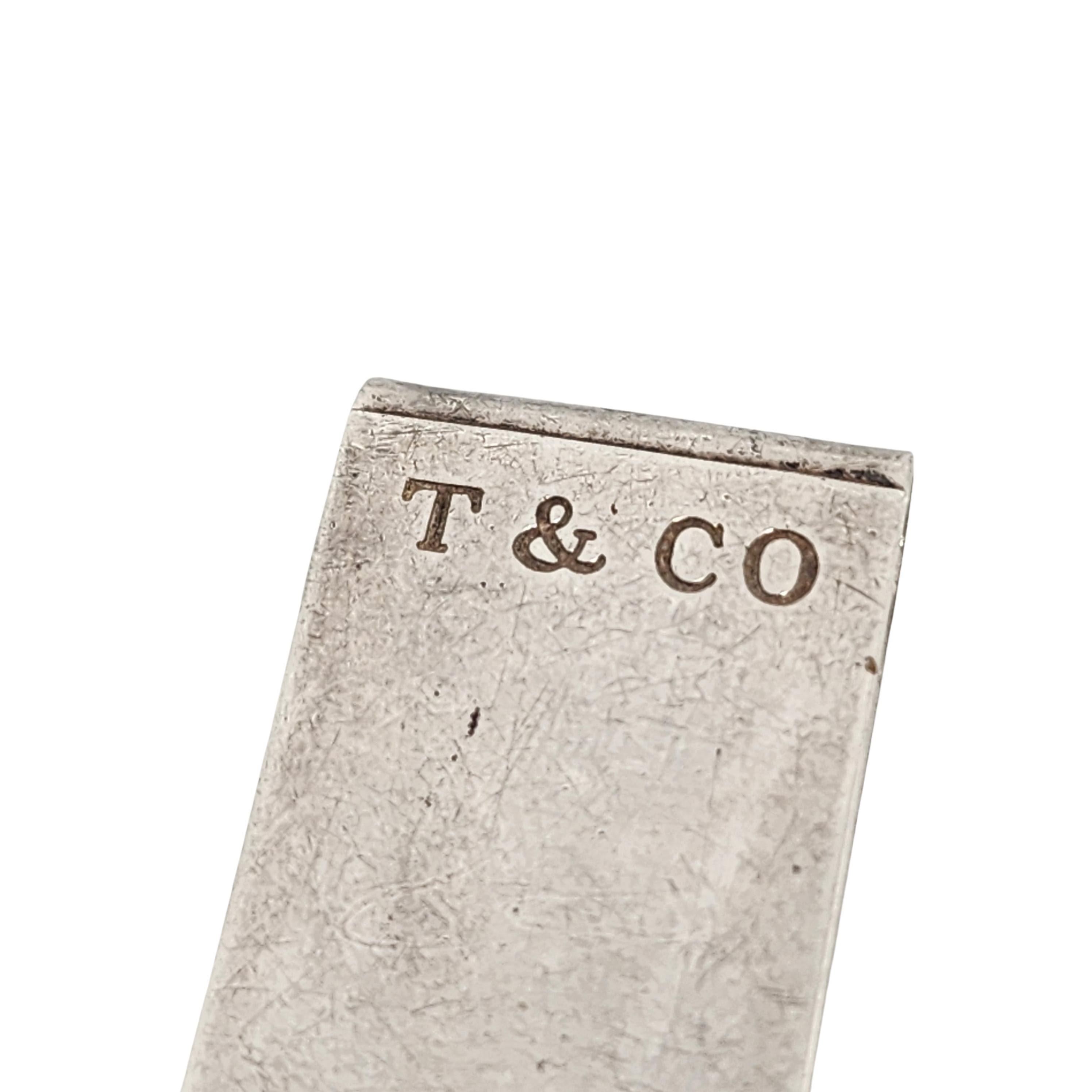 Tiffany & Co Sterling Silver 1837 Money Clip In Good Condition In Washington Depot, CT