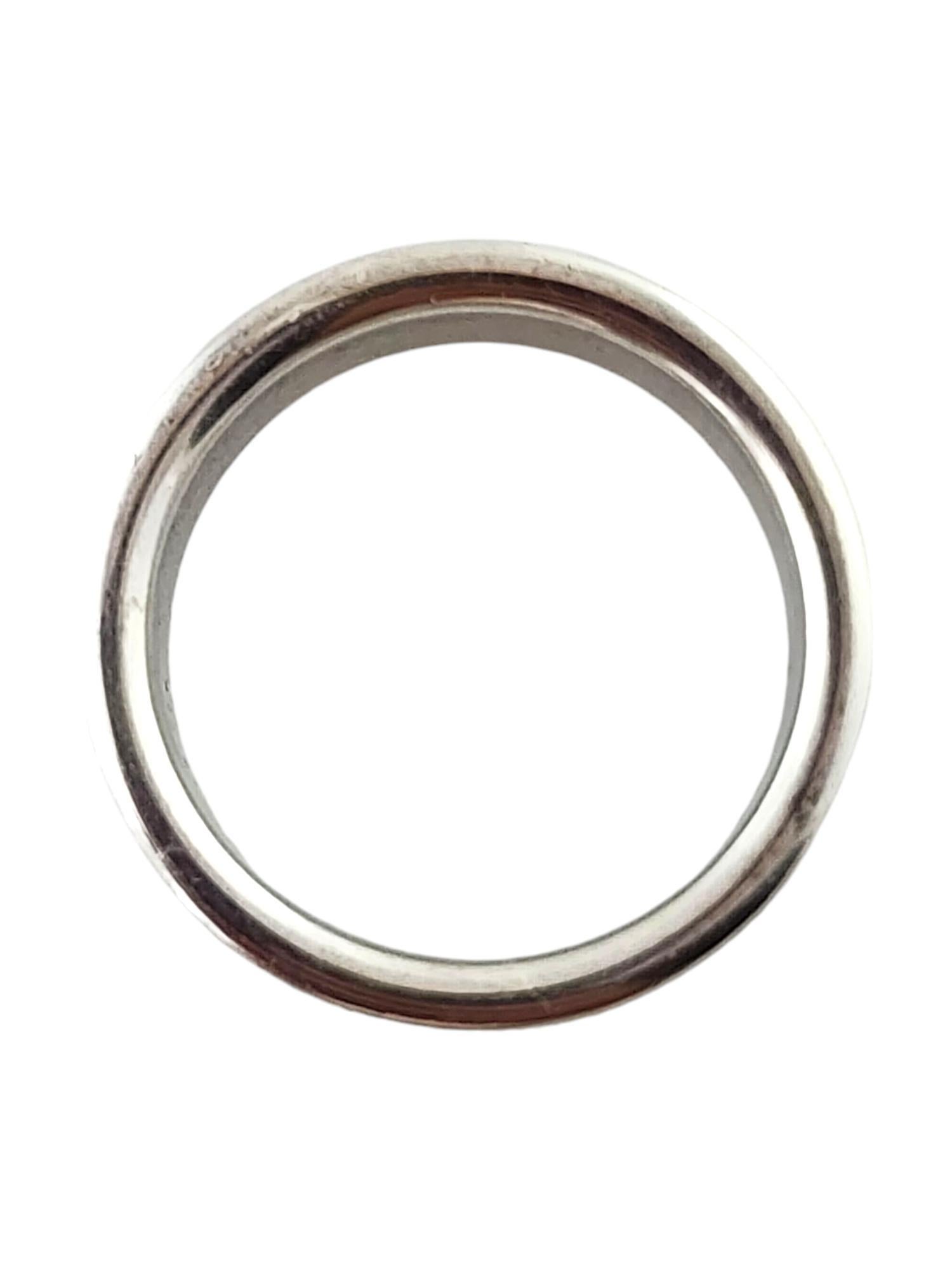 Tiffany & Co Sterling Silver 1837 Ring Band Size 10 #18928 2