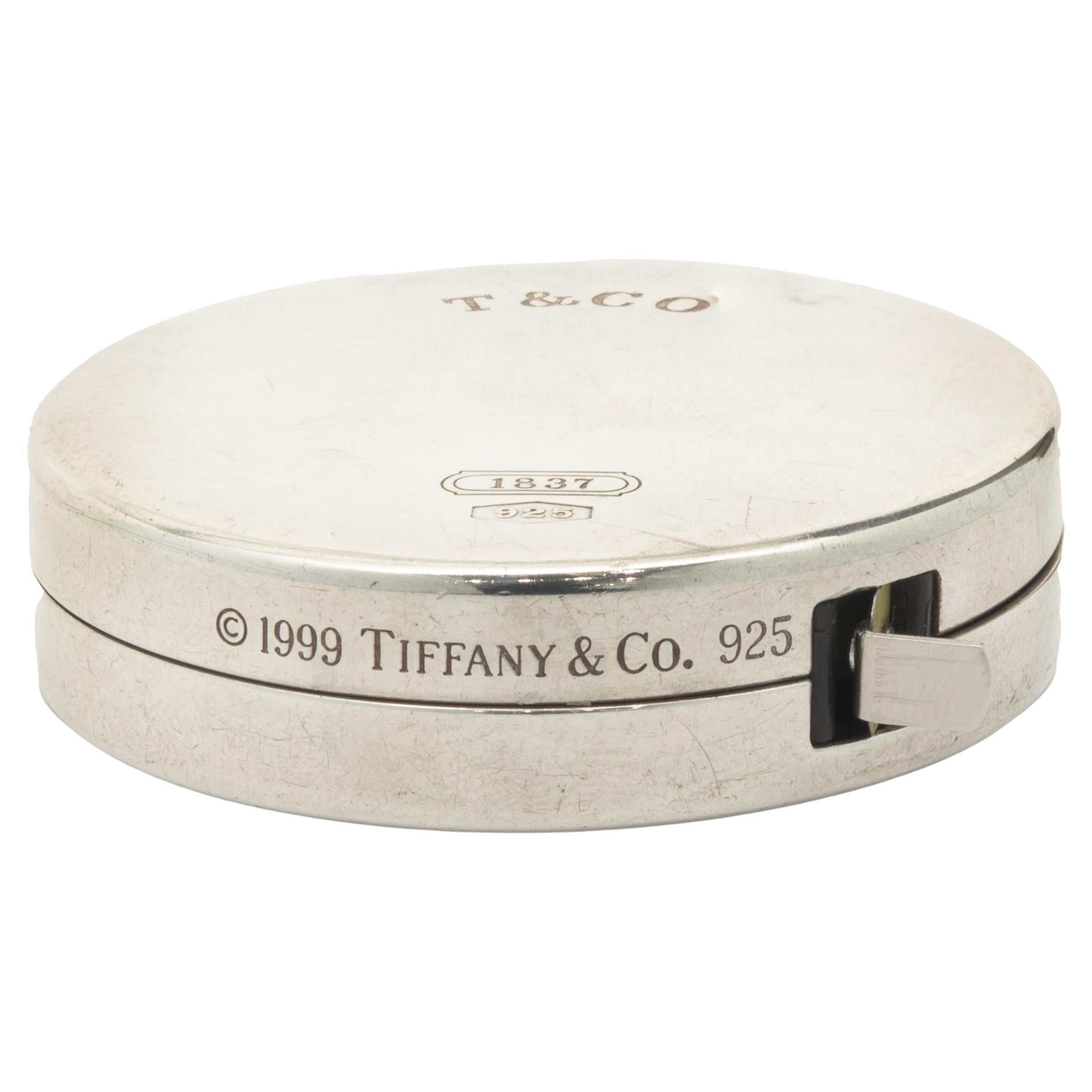 Tiffany & Co. Sterling Silver 1837 Tape Measure