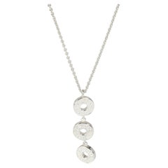 Tiffany & Co. Sterling Silver  1837 Triple Drop Pendant