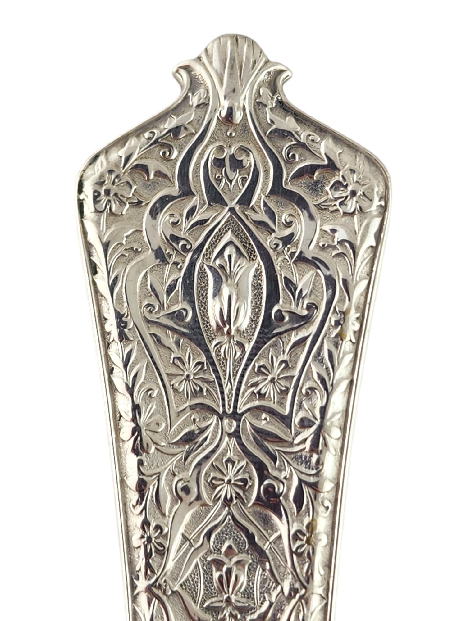 Tiffany & Co Sterling Silver 1872 Set of 2 Persian Fish Knives #18698 In Good Condition In Washington Depot, CT
