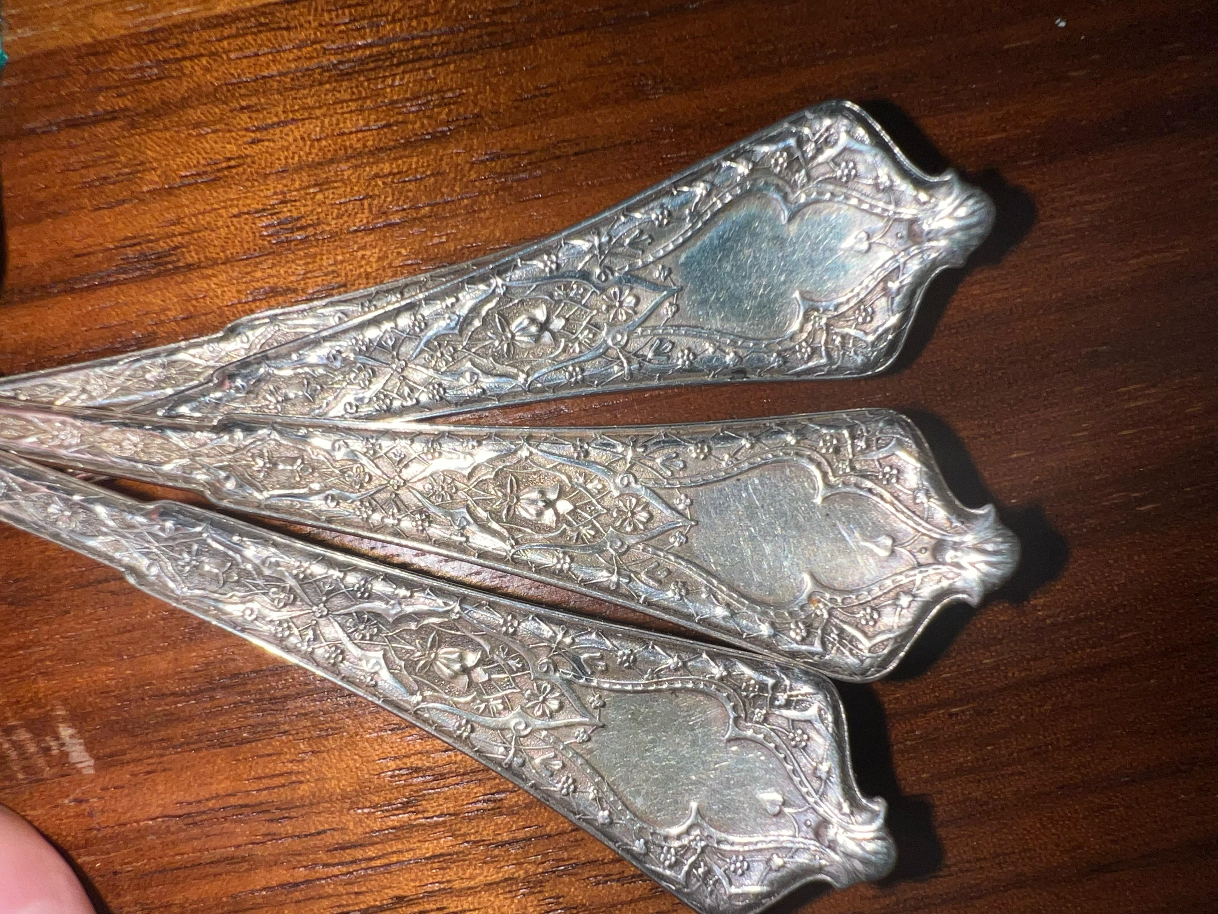 Mr. Giallo is opening his personal vault to sell a collection of his treasured antiques he's held on for so long.

About item
Tiffany & Co Sterling Silver 1872 Persian Pattern. Four exquisite oyster forks. 
This set is meant to be used to make