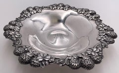 Tiffany & Co. Sterling Silver 1899 Clover Nut Dish/ Bowl in Art Nouveau Style