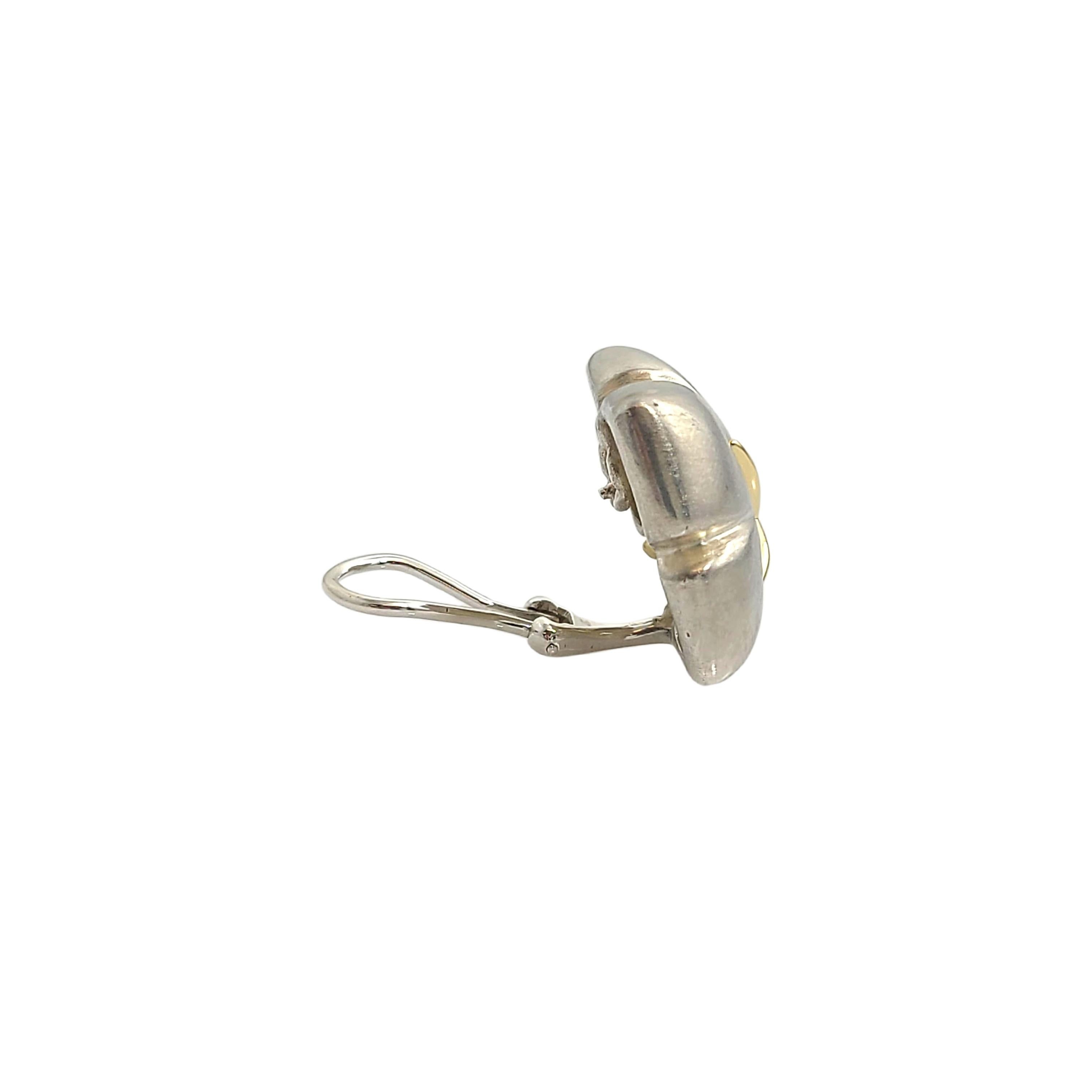 Tiffany & Co. Boucle d'oreille à clip en argent sterling, or 18K, étoile de mer en forme de lierre Pour femmes en vente