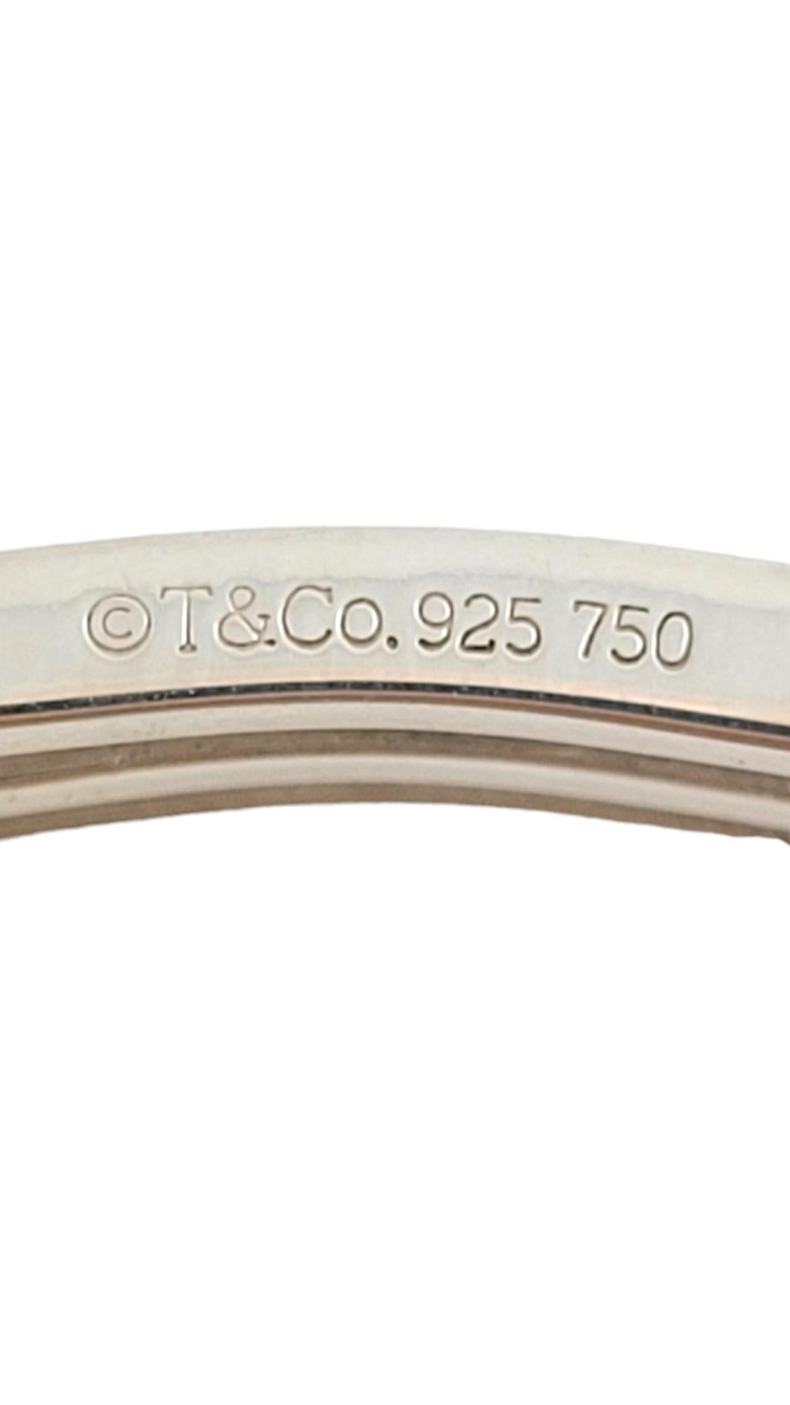 Women's Tiffany & Co Sterling Silver & 18K Yellow Gold Gate Link Bracelet #20277