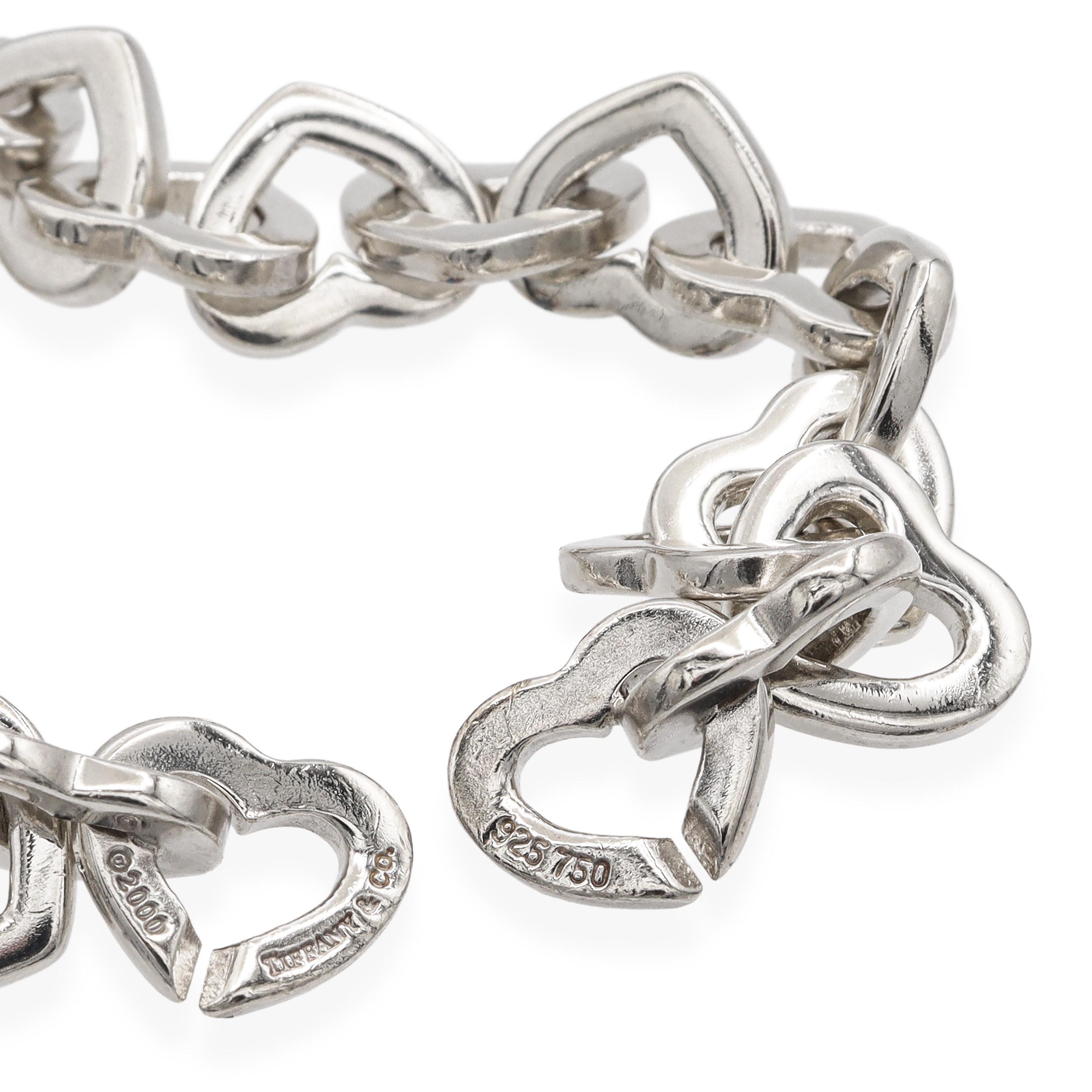 da uomo o donna Tiffany & Co. A. Silver - Collana con cuore in oro giallo 18 carati in vendita