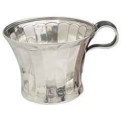 Tiffany & Co. Sterling Silver 1908 Child Mug in Art Deco Style
