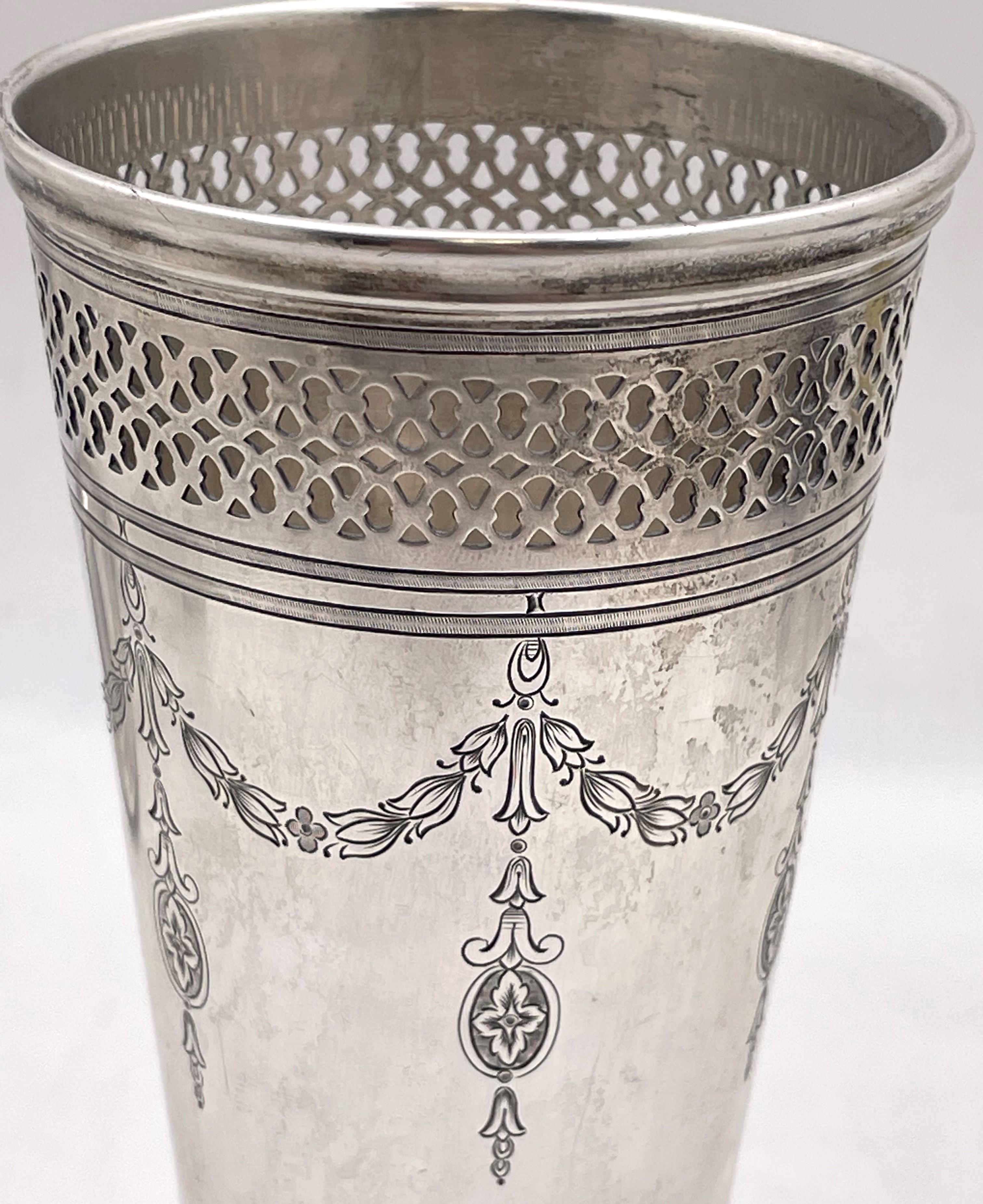 Americano Tiffany & Co. Vaso in argento sterling del 1921 in stile Art Déco in vendita