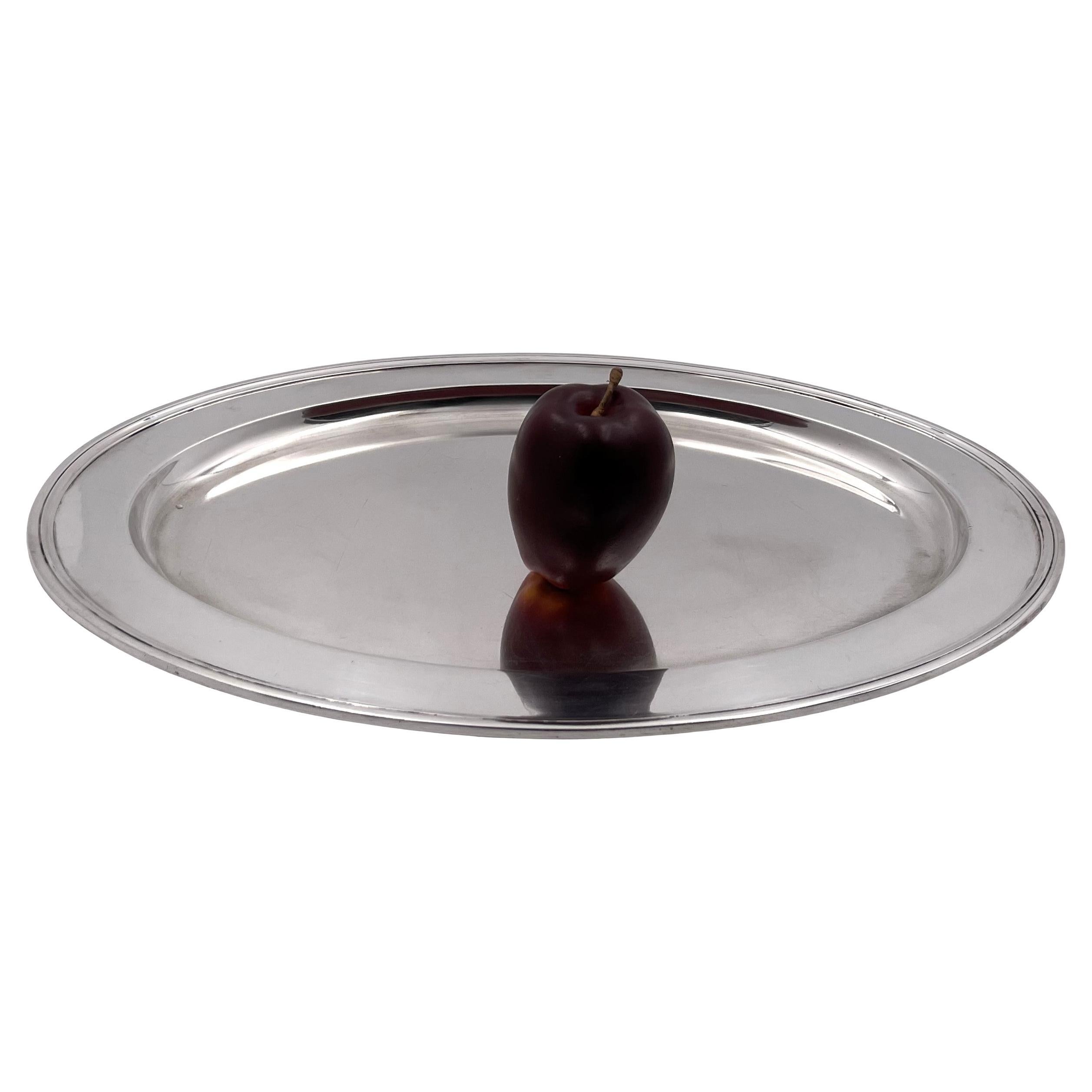 Tiffany
Co. Sterling Silver 1923 Platter Tray in Art Deco Style