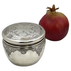 Tiffany & Co. Sterling Silber 1923 Waschtisch Pulverschachtel im Art-déco-Stil