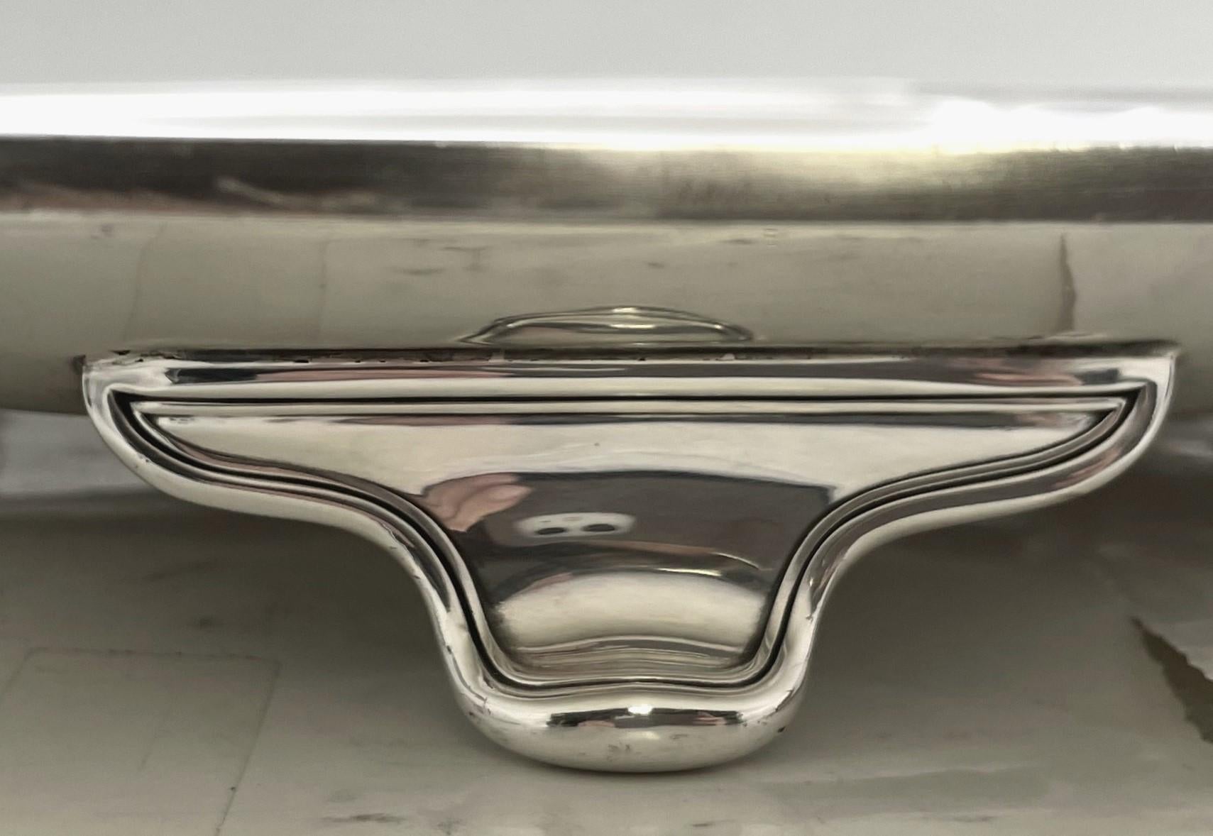 Tiffany & Co. Sterling Silver 1923 Well & Tree Platter Tray in Art Deco Style For Sale 2