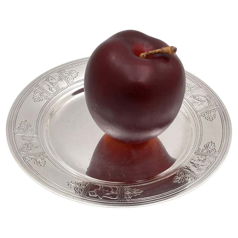 Tiffany and Co. Sterling Silver Candlestick with Natural Motifs For