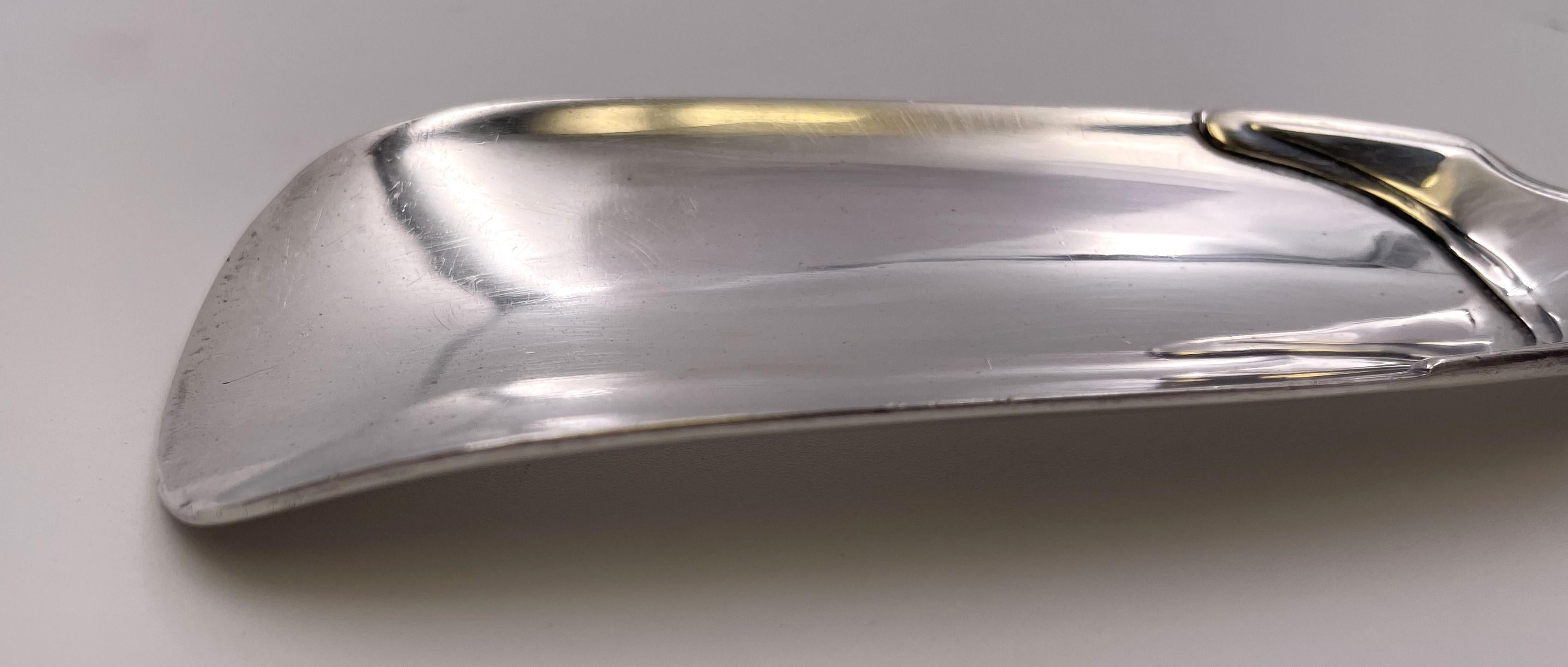 American Tiffany & Co. Sterling Silver 1927 Shoehorn in Art Deco Style For Sale