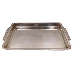 Tiffany & Co. Sterling Silver 1936 Trinket Tray / Dish in Art Deco Style