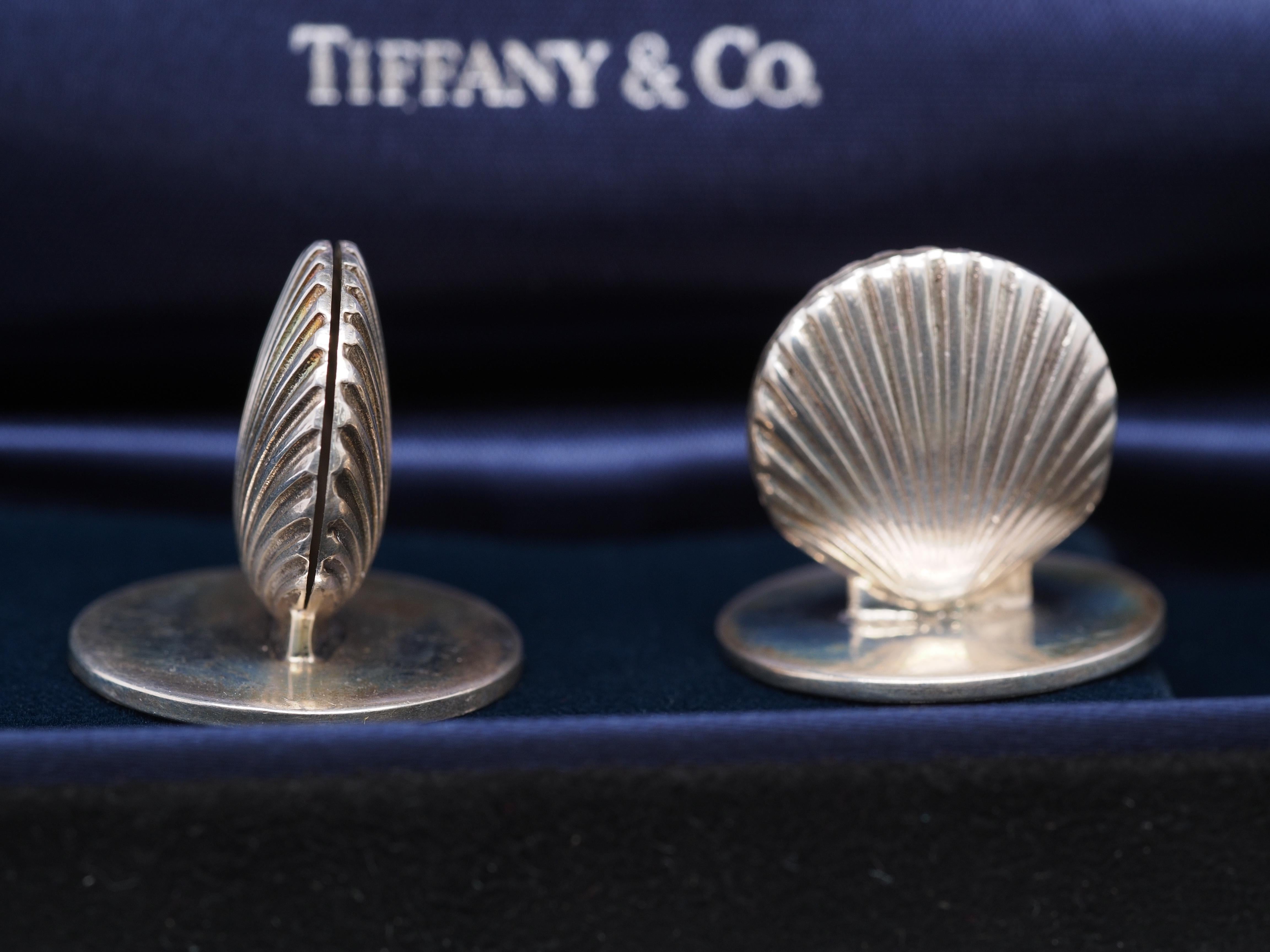 Tiffany & Co Sterling Silber 1940er Jahre Serviettenhalter Satz von 6 im Angebot 1
