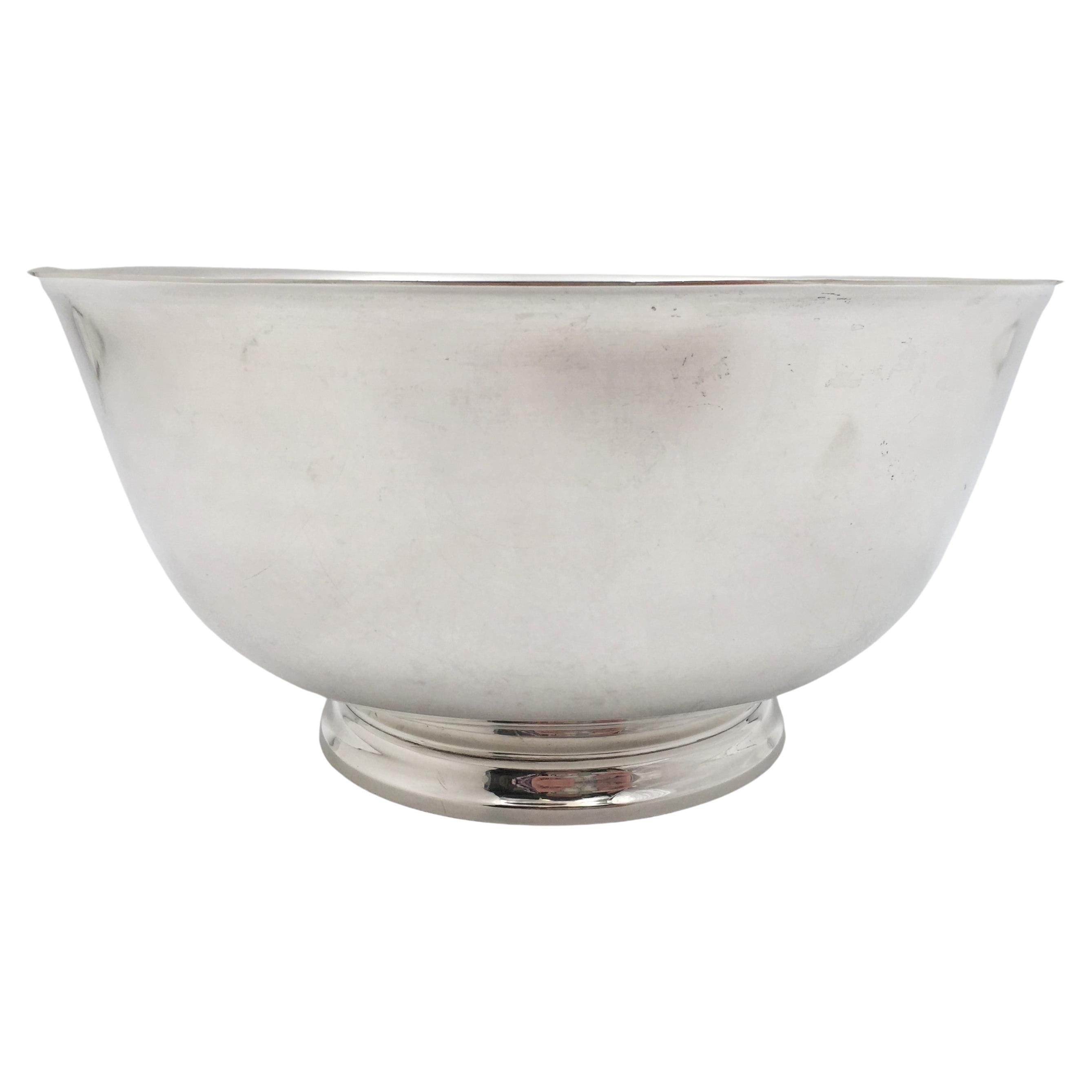 Tiffany & Co. Sterling Silver 1950 Bowl in Mid-Century Modern Style